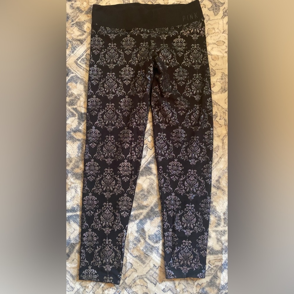 Victoria's Secret PINK Black Leggings - Medium